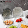 Luxury Crystal Glass Plate Set with Storage Box – 8 Pcs