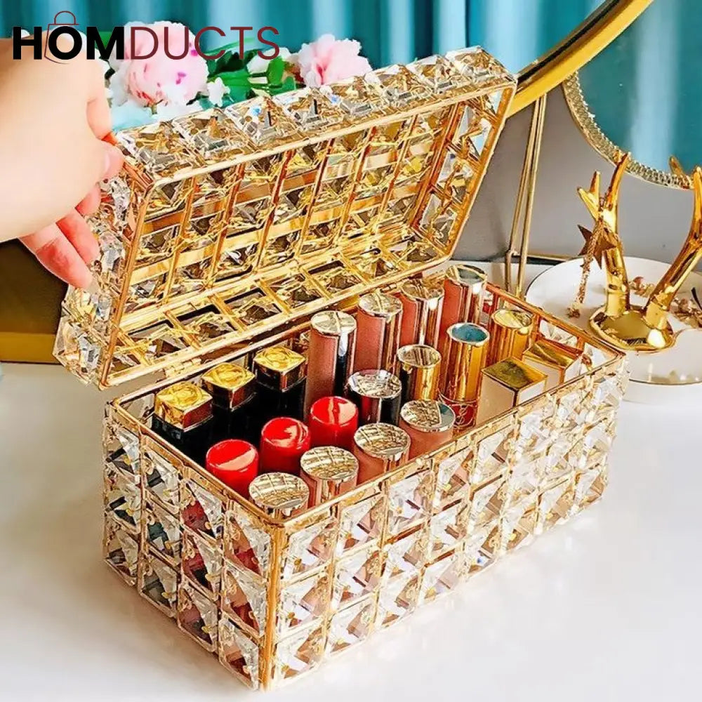 Luxury Crystal Lipstick Organizer J & C