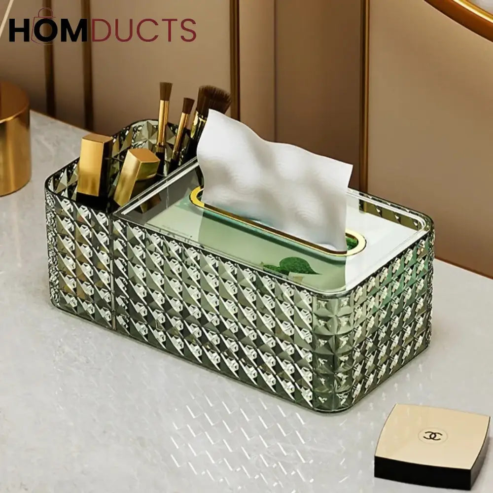 Luxury Diamond Pattern Tissue Box