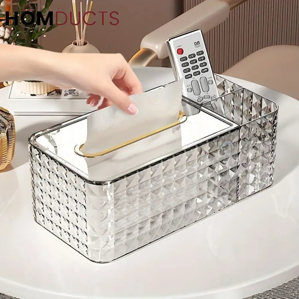 Luxury Diamond Pattern Tissue Box