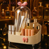 Luxury Dome Makeup Organizer with Brush & Skincare Storage