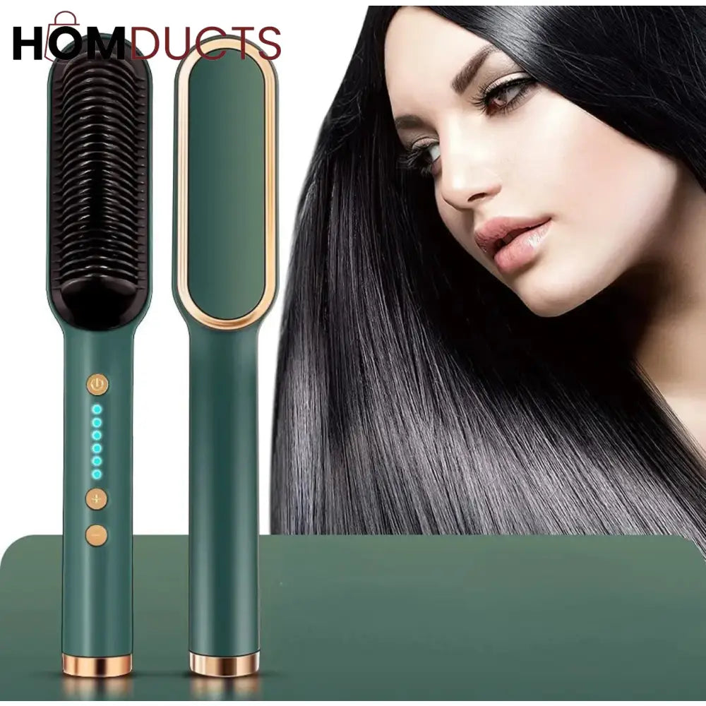 Luxury Electric Hair Straightening Brush – 4 in 1 Professional Styling Comb