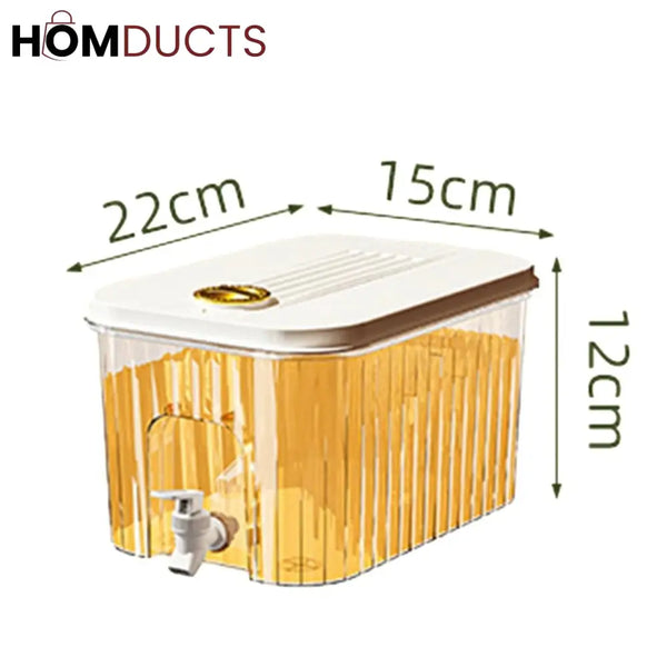 Luxury Fridge-Friendly Beverage Dispenser Set – Dual Juice Containers with Tap & Lid