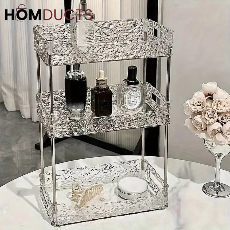 Luxury Glacier Perfume And Cosmetic Stand