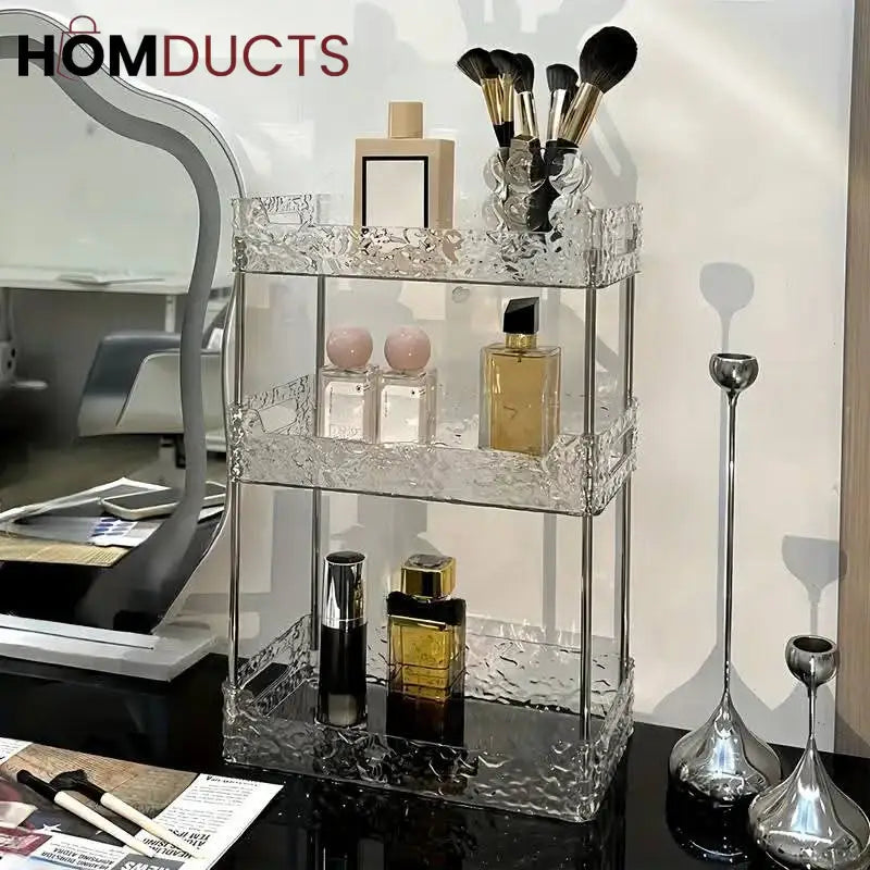 Luxury Glacier Perfume And Cosmetic Stand