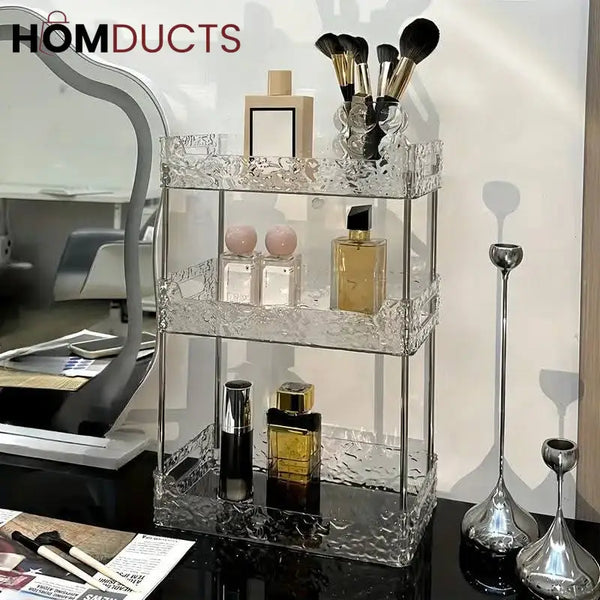 Luxury Glacier Perfume And Cosmetic Stand