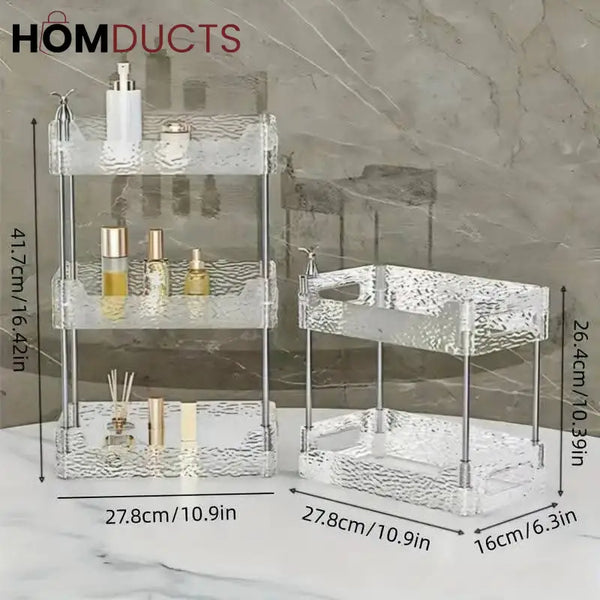 Luxury Glacier Perfume And Cosmetic Stand