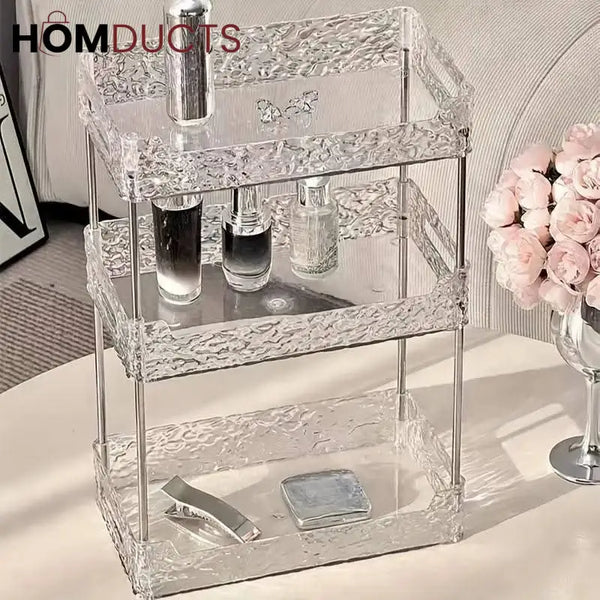 Luxury Glacier Perfume And Cosmetic Stand