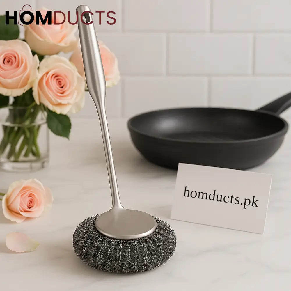 Luxury Handle Scrubber – Heavy Duty Kitchen Cleaning Brush