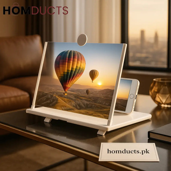Luxury HD Smartphone Screen Magnifier – Portable 3D Phone Projector Stand
