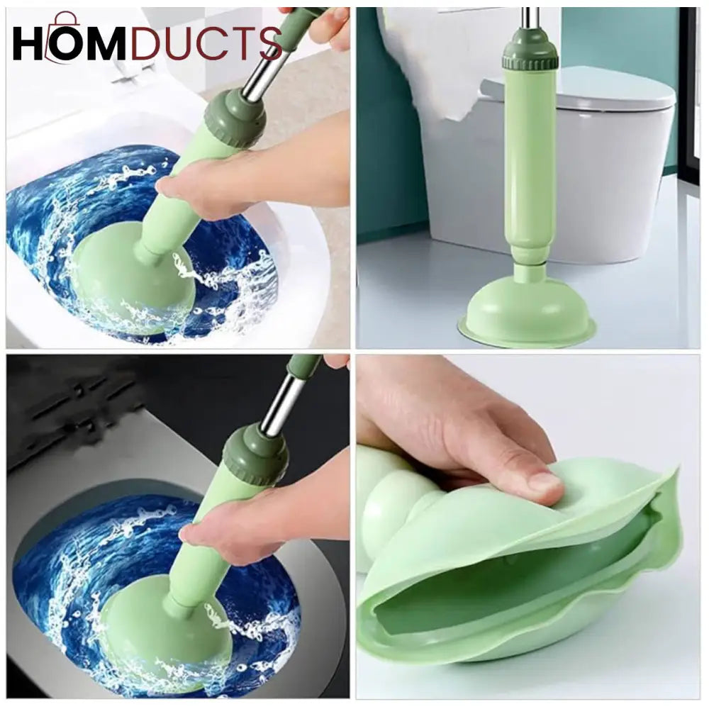 Luxury High Pressure Toilet Plunger – Powerful Clog Remover for Easy Drain Cleaning