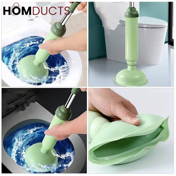 Luxury High Pressure Toilet Plunger – Powerful Clog Remover for Easy Drain Cleaning