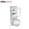 Luxury Marble Stanley Quencher H2.0 Tumbler 40oz – Insulated Travel Mug with Handle