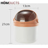 Luxury Mini Dome Lid Trash Bin – Stylish Desktop Waste Organizer for Home & Office