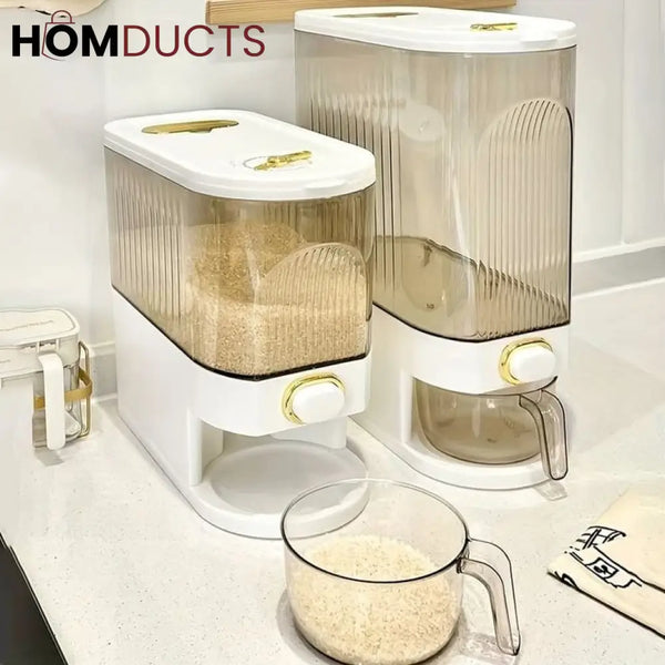 Luxury Press Rice And Grain Dispenser