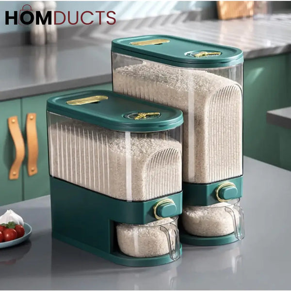 Luxury Press Rice And Grain Dispenser