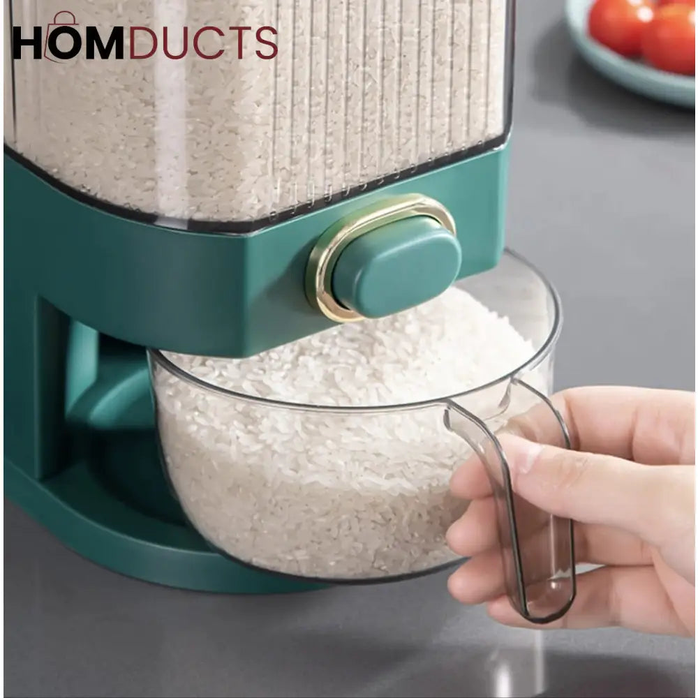 Luxury Press Rice And Grain Dispenser