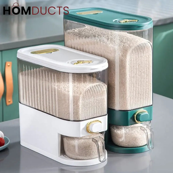 Luxury Press Rice And Grain Dispenser