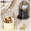 Luxury Raindrop Dome Cosmetic Organizer with Gold Accents
