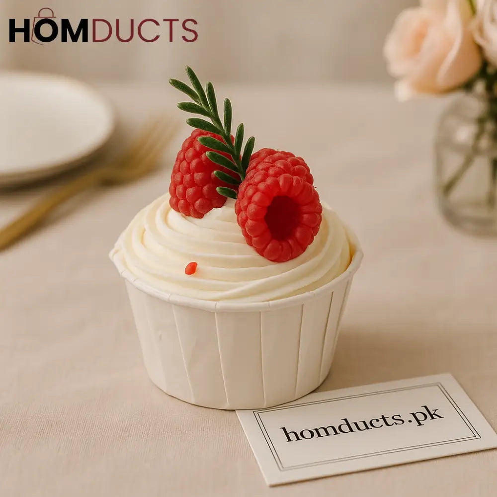 Luxury Raspberry Cupcake Fridge Magnet