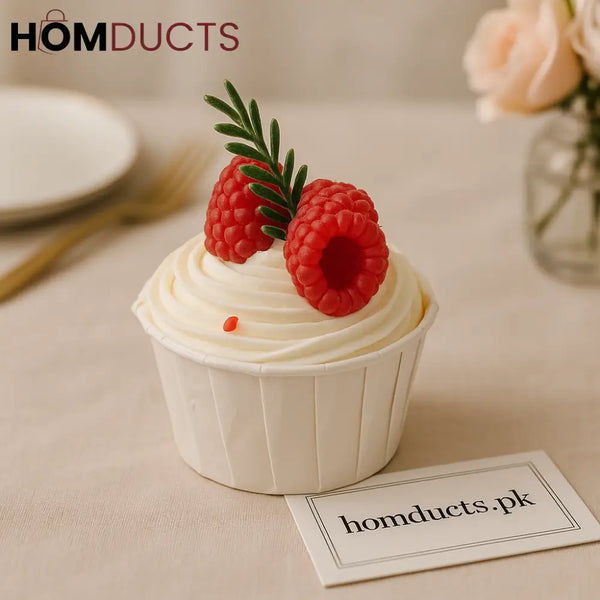 Luxury Raspberry Cupcake Fridge Magnet