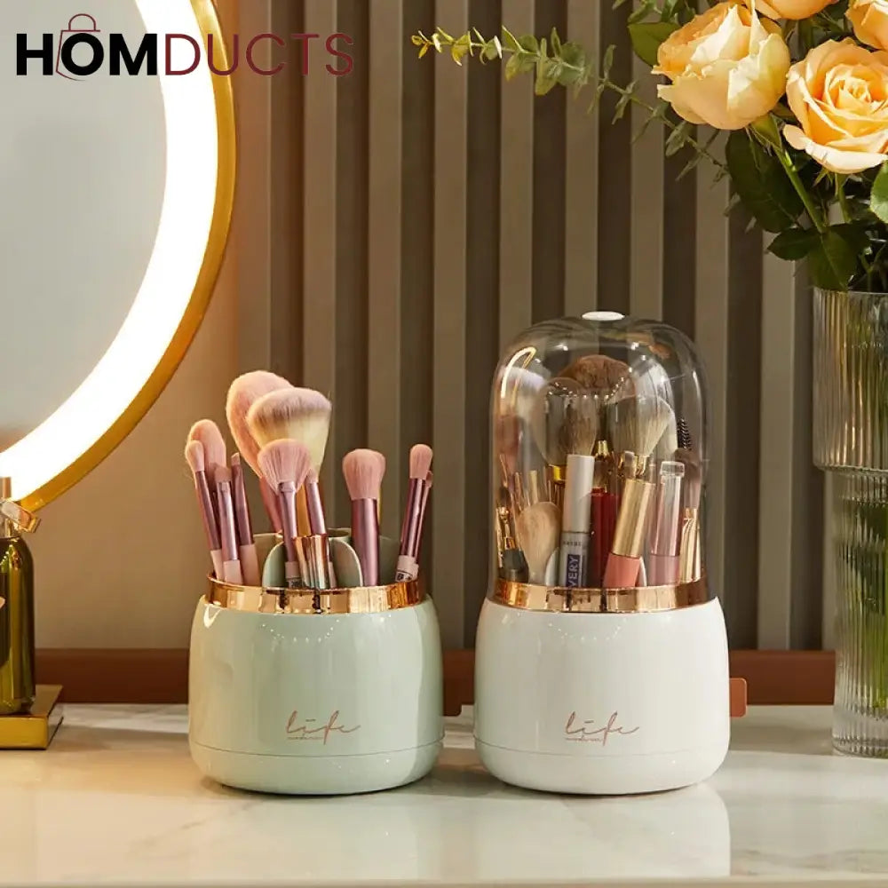 Luxury Rotating Makeup Brush Organiser J & C Organizer