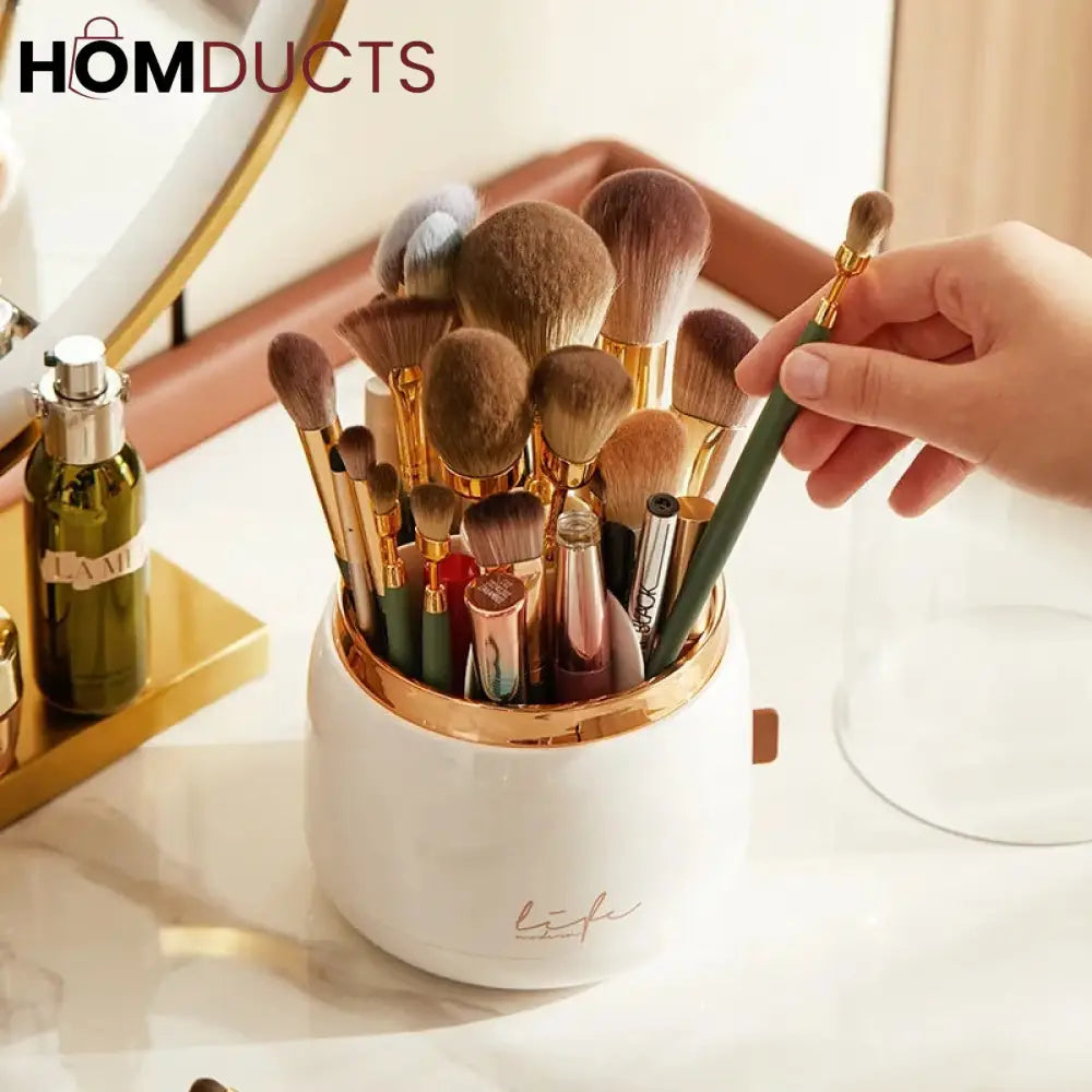 Luxury Rotating Makeup Brush Organiser J & C Organizer