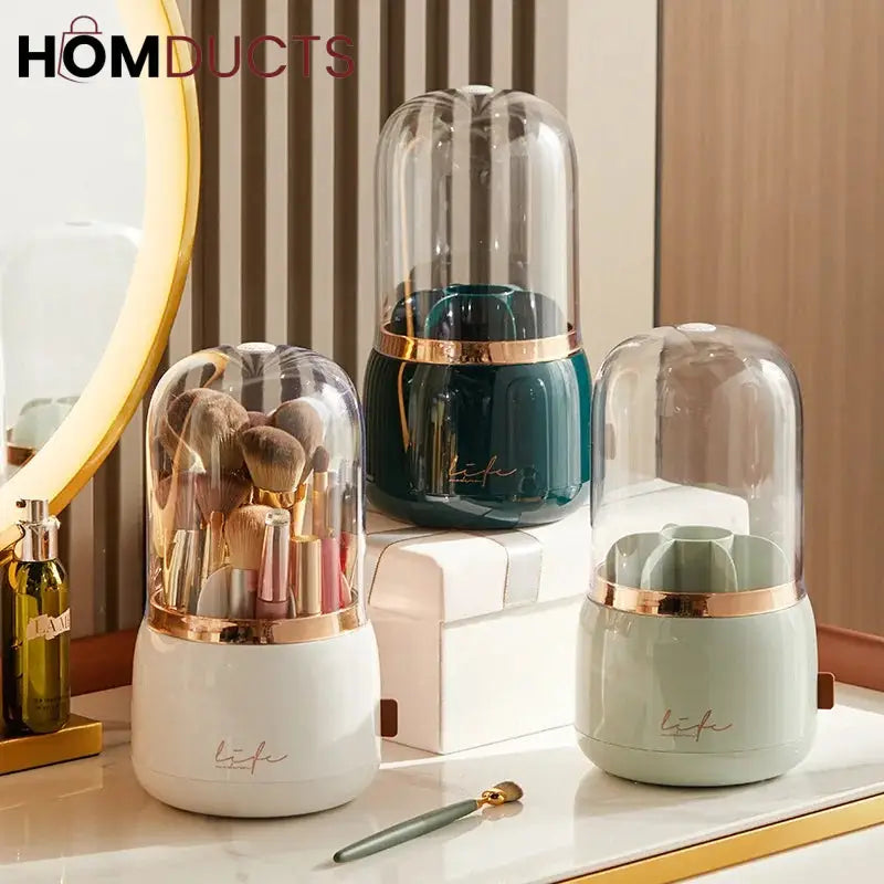Luxury Rotating Makeup Brush Organiser J & C Organizer