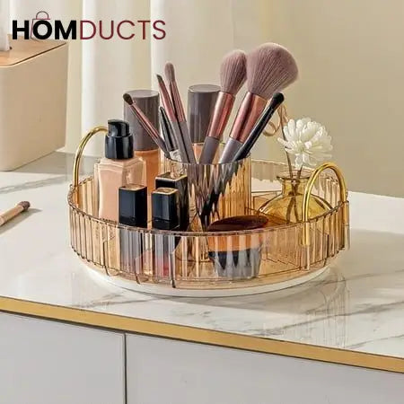 Luxury Rotating Tray With Handle