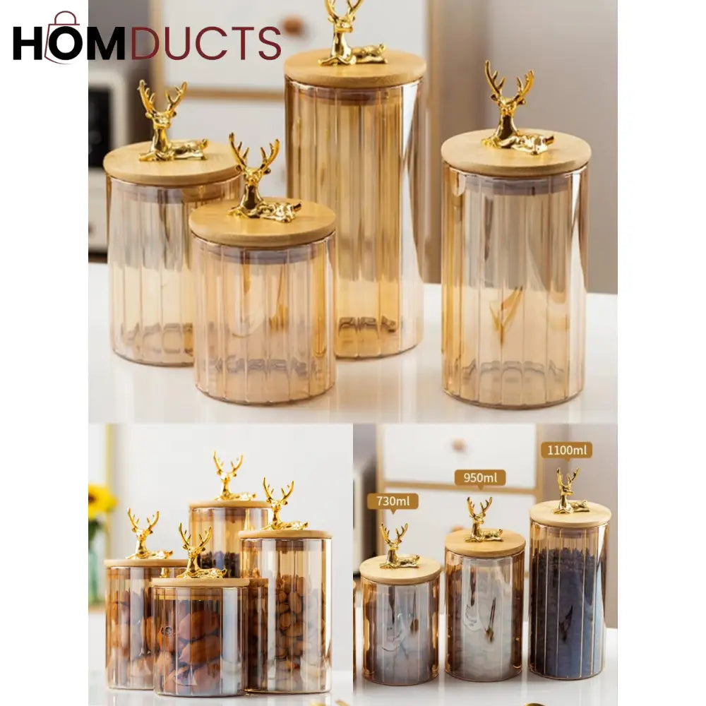 Luxury Sealed Glass Jars