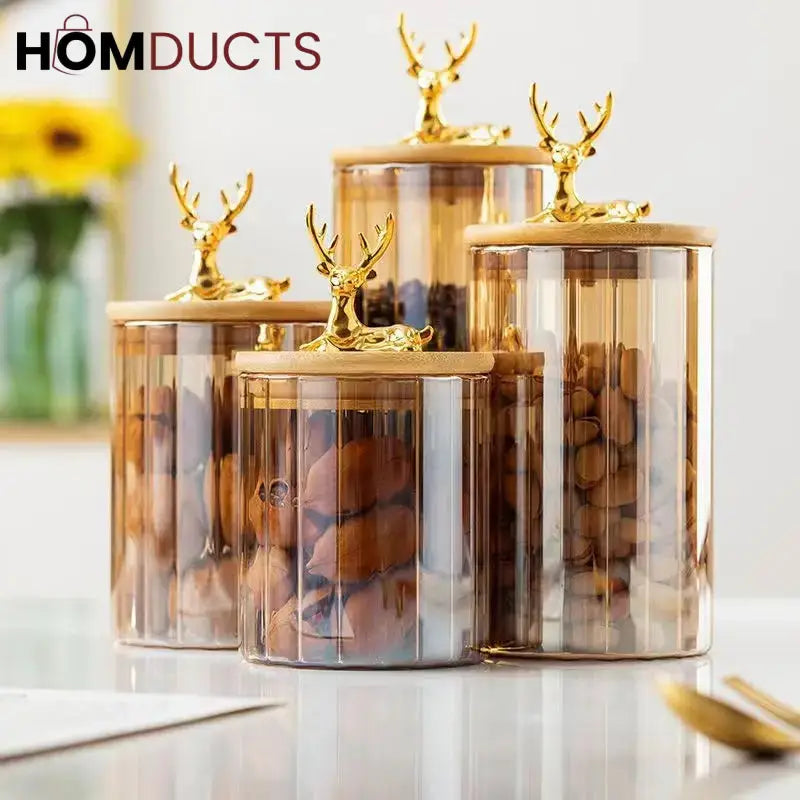 Luxury Sealed Glass Jars