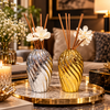 Luxury Spiral Floral Reed Diffuser Set – Gold & Silver