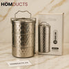 Luxury Stainless Steel 3 Tier Lunch Box – Durable Diamond Pattern Food Carrier