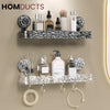 Luxury Suction Shelf With Hooks