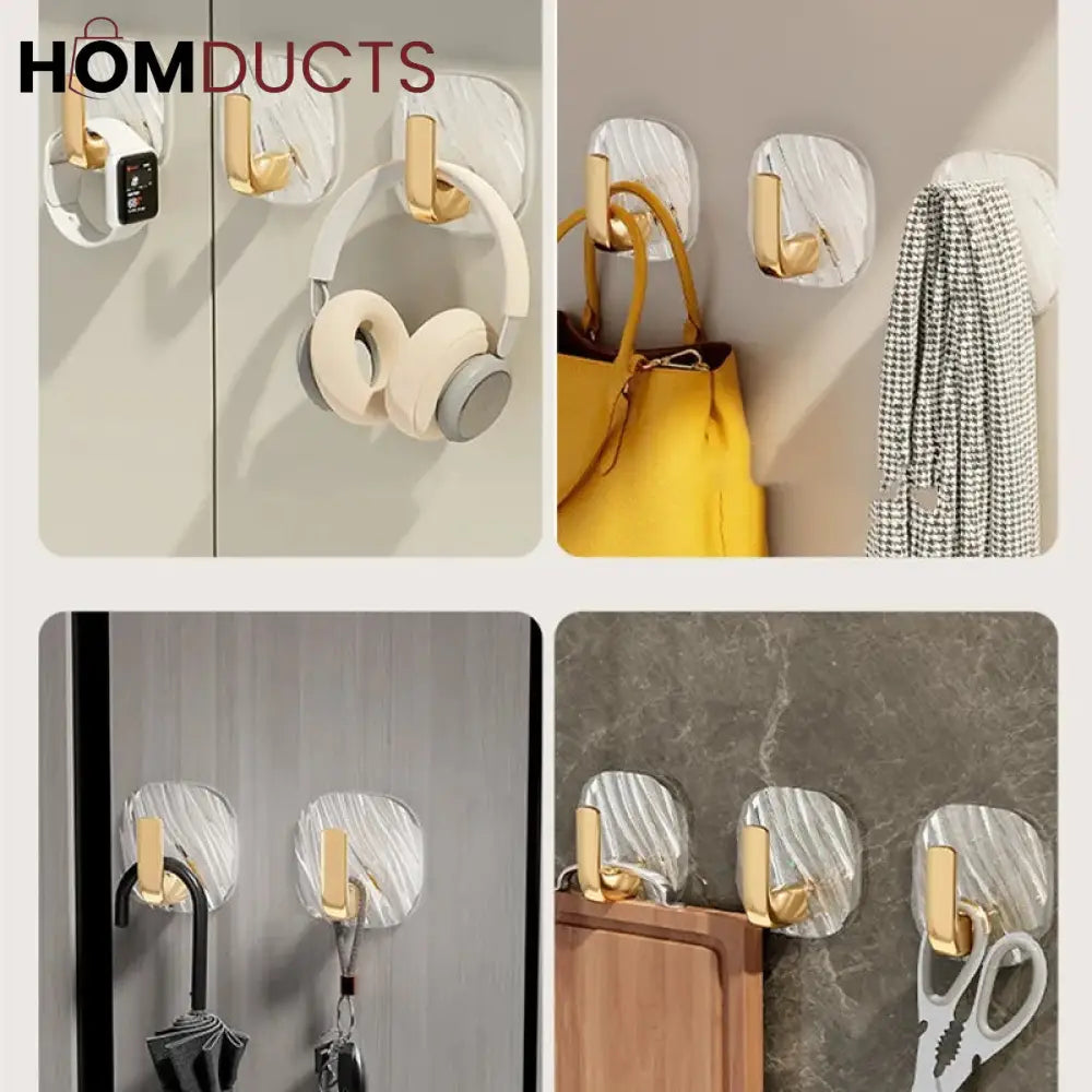 Luxury Wall Hooks (4Pcs)