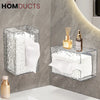 Luxury Wall Mounted Transparent Tissue Box