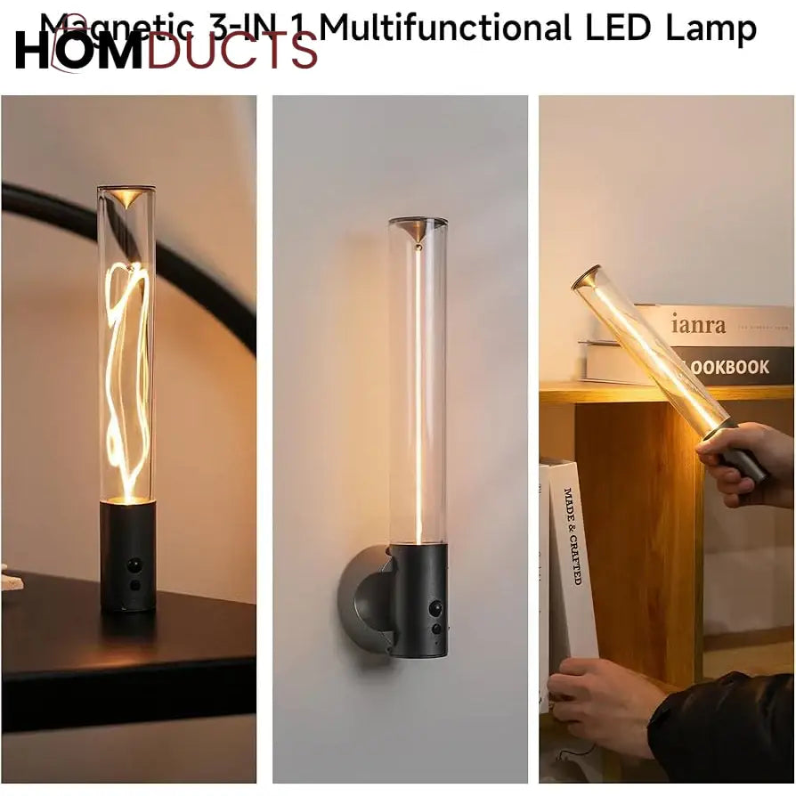 Magnetic Cordless LED Light - Touch-Activated, Wall-Mounted Decor
