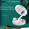 Magnifying Table Top Led Mirror J & C Organizer