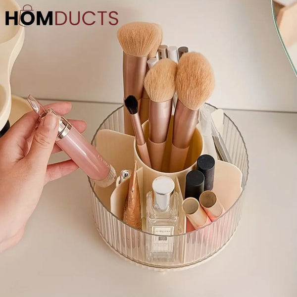 Makeup Brush Organiser With Dustproof Cover