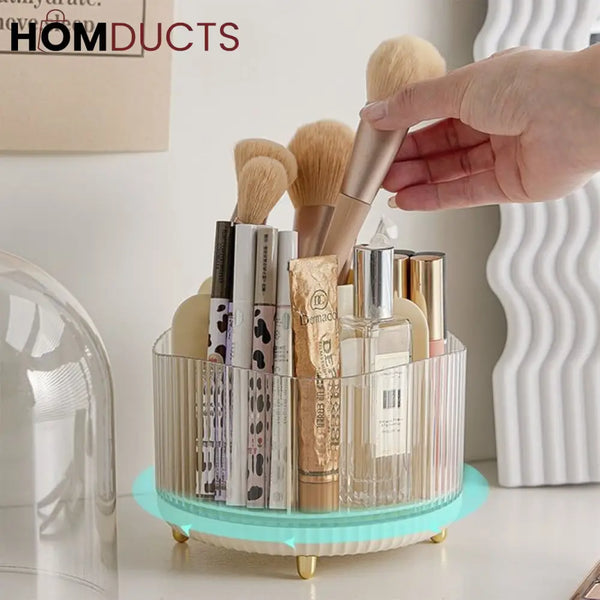 Makeup Brush Organiser With Dustproof Cover