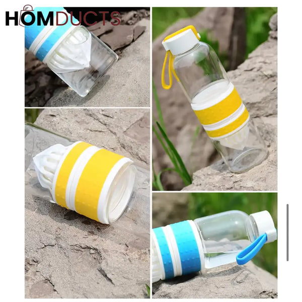 Manual Citrus Juicer - Portable & Compact for Oranges & Lemons