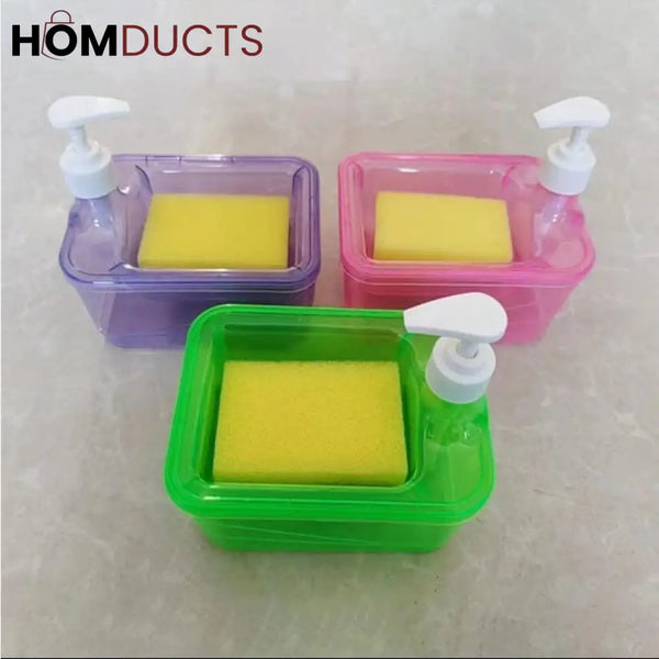 Manual Soap Sponge Dispenser