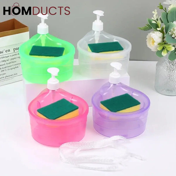 Manual Soap Sponge Dispenser