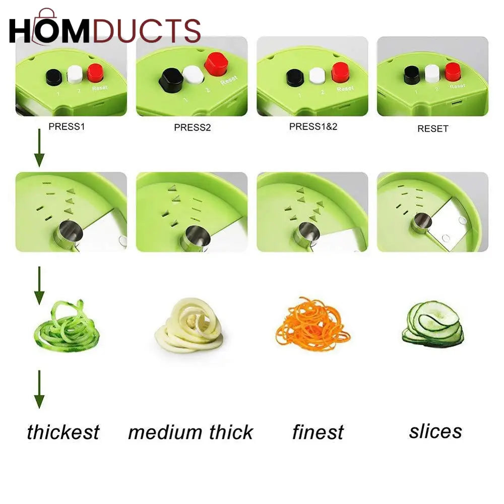 Manual Spiral Vegetable Cutter