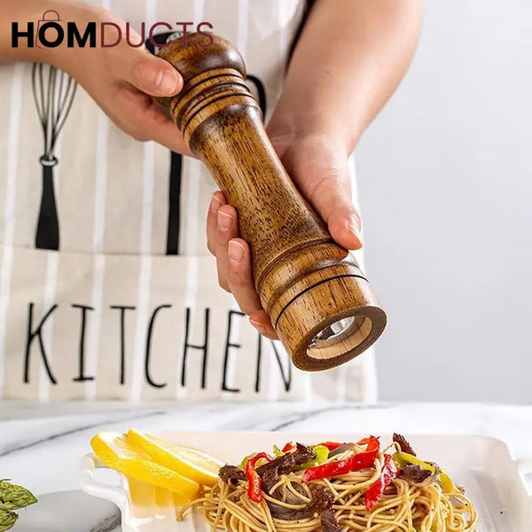 Manual Wooden Pepper Grinder