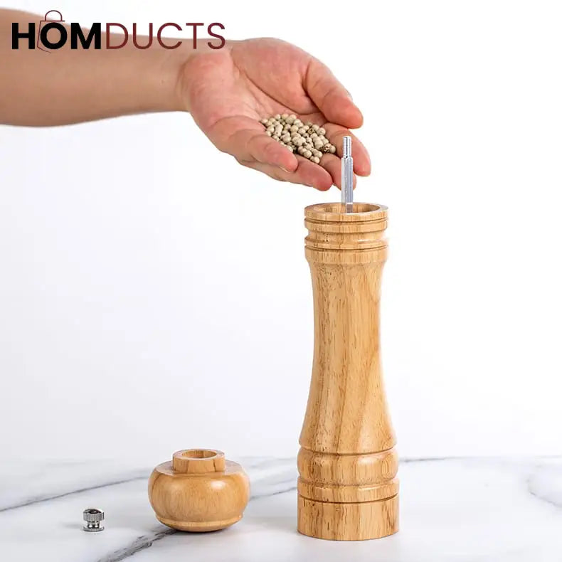 Manual Wooden Pepper Grinder
