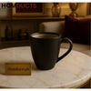 Matte Black Luxe Ceramic Mug – Speckled Stone Interior