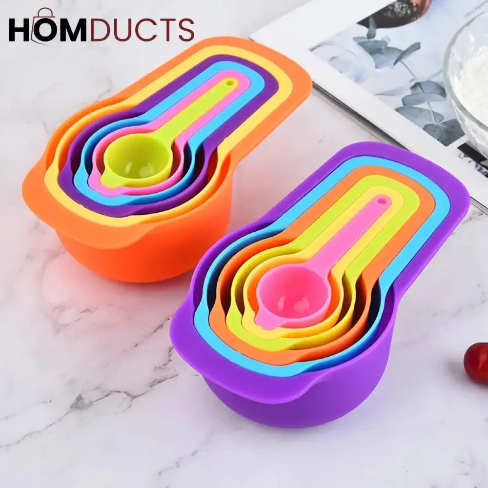 Measuring Cup Multi Colour 6Pcs Set