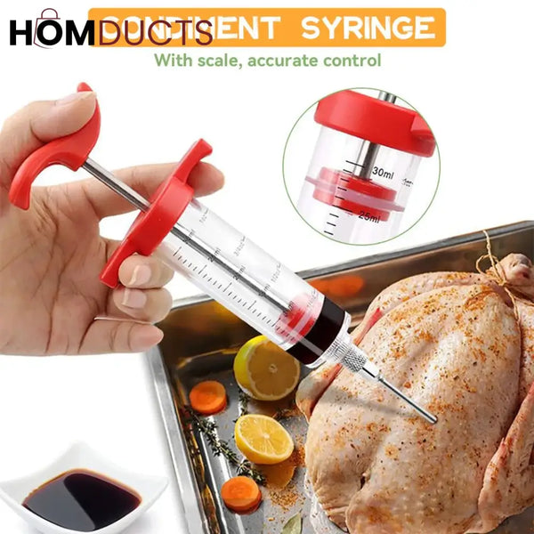 Meat Marinade Tool - Inject Flavors into Your Meat with Ease (Grilling Made Easy)