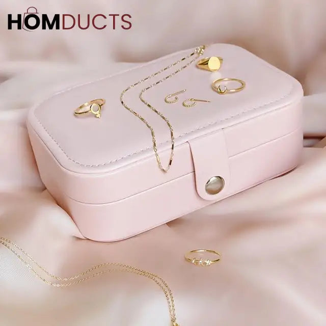 Medium sized leather jewellery organizer J & C Organizer